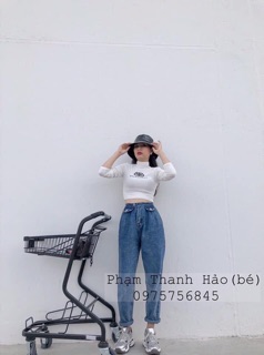 Áo Croptop thun Balen (5 màu)