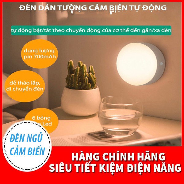 Đèn cảm ứng có pin sạc HT_Lighting,đèn ngủ thông minh dán tường, có điều khiển từ xa, pin sạc