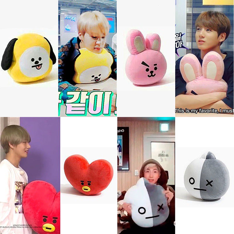 Gối tròn BT21 30cm &amp; 45cm (8 mẫu)