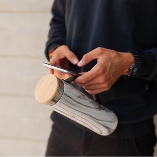 Bình giữ nhiệt Elemental 590ml màu vân đá, giữ nhiệt vượt trội, inox 304, giá tốt