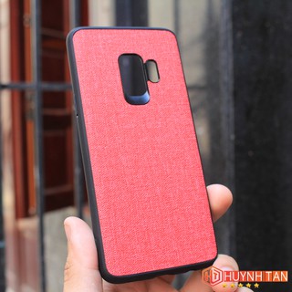 Ốp lưng Samsung S9 vân vải Jean (Full màu)