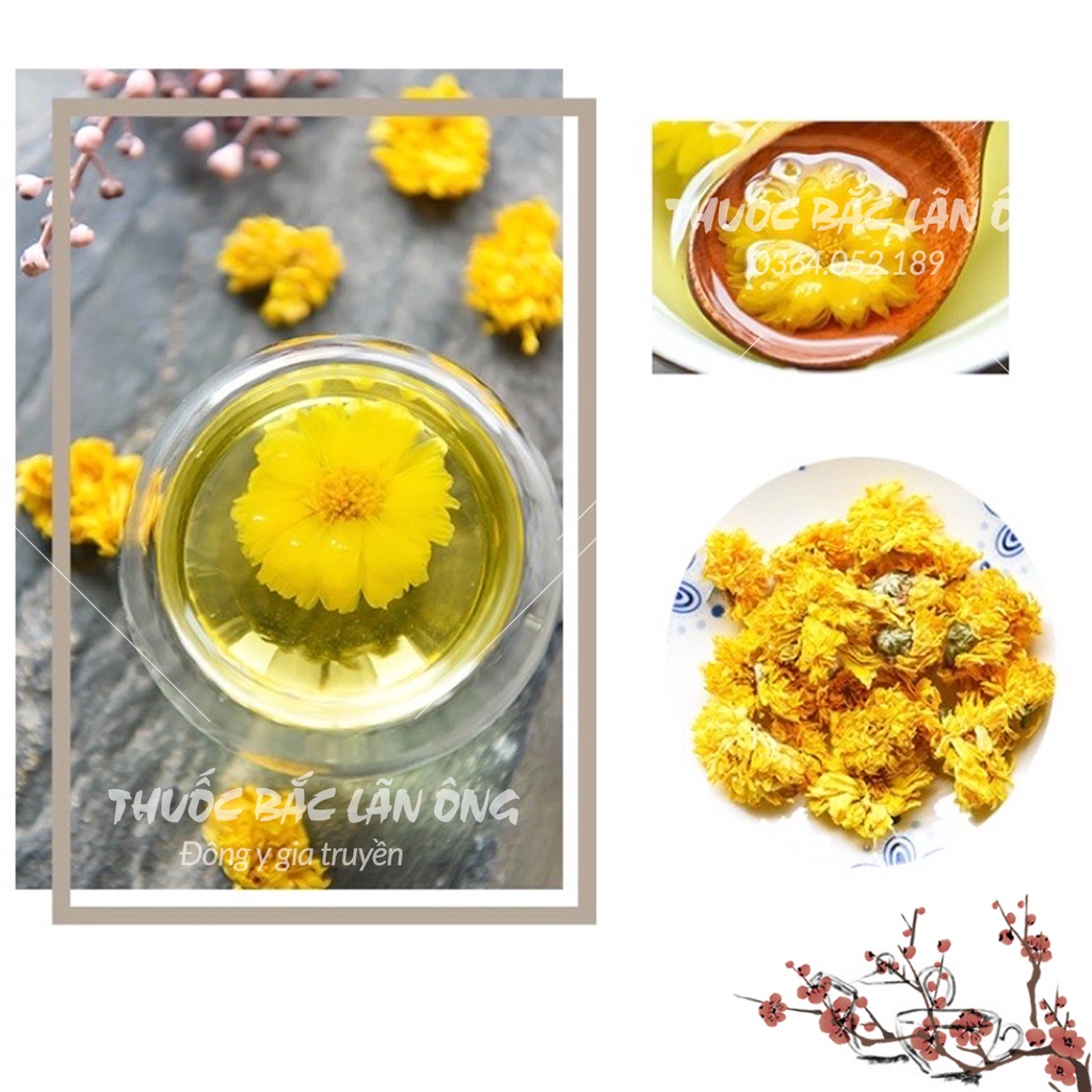 Bột hoa cúc vàng nguyên chất 100g
