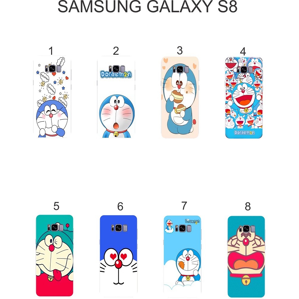 Ốp lưng Samsung Galaxy S8 dẻo in hình Doraemon