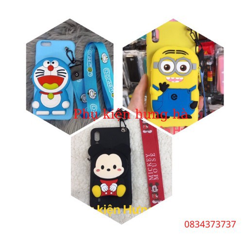 <3 Ốp điện thoại hình thú 3D siêu dễ thương iphone 5,6,7,8,6p,7p, 8p,x, xmax  ss.oppo có hàng ib shop tư vấn <3