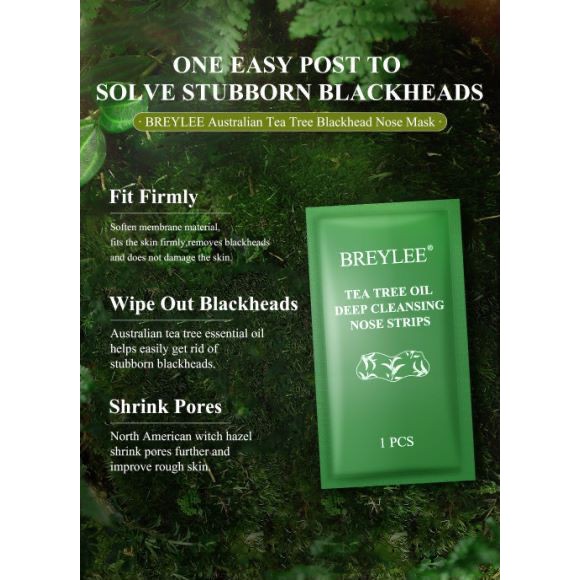 Mặt Nạ Miếng Dán Mũi Trà Xanh Làm Sạch Sâu Breylee