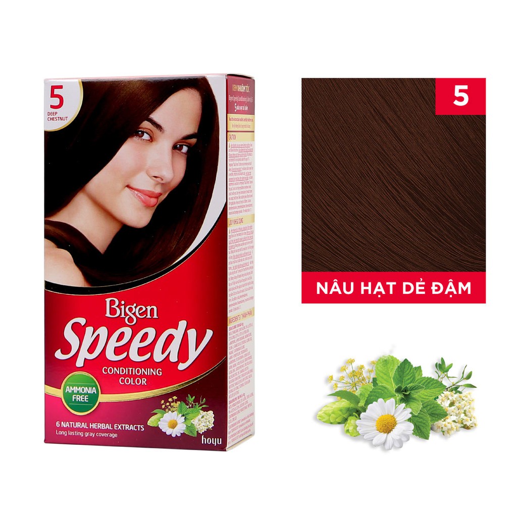 Thuốc Nhuộm Tóc Bigen Speedy Conditioning Color 80g Hasaki Sản phẩm chính hãng