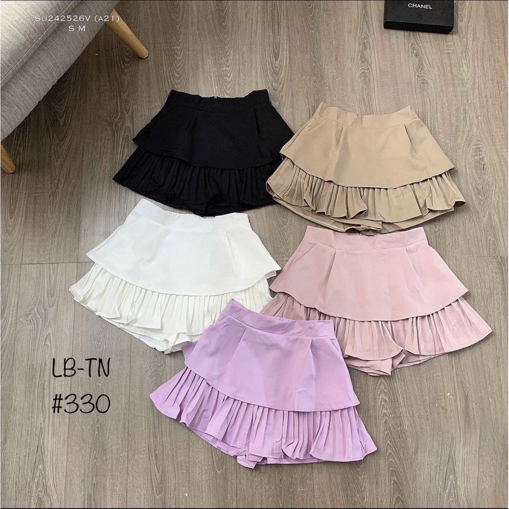 Chân Váy Xếp Ly Gấu Ms 330_Xưởng May Quang Anh