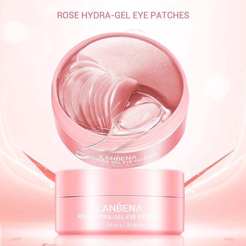 Set 60 Mặt Nạ Mắt Hoa Hồng LANBENA jp5