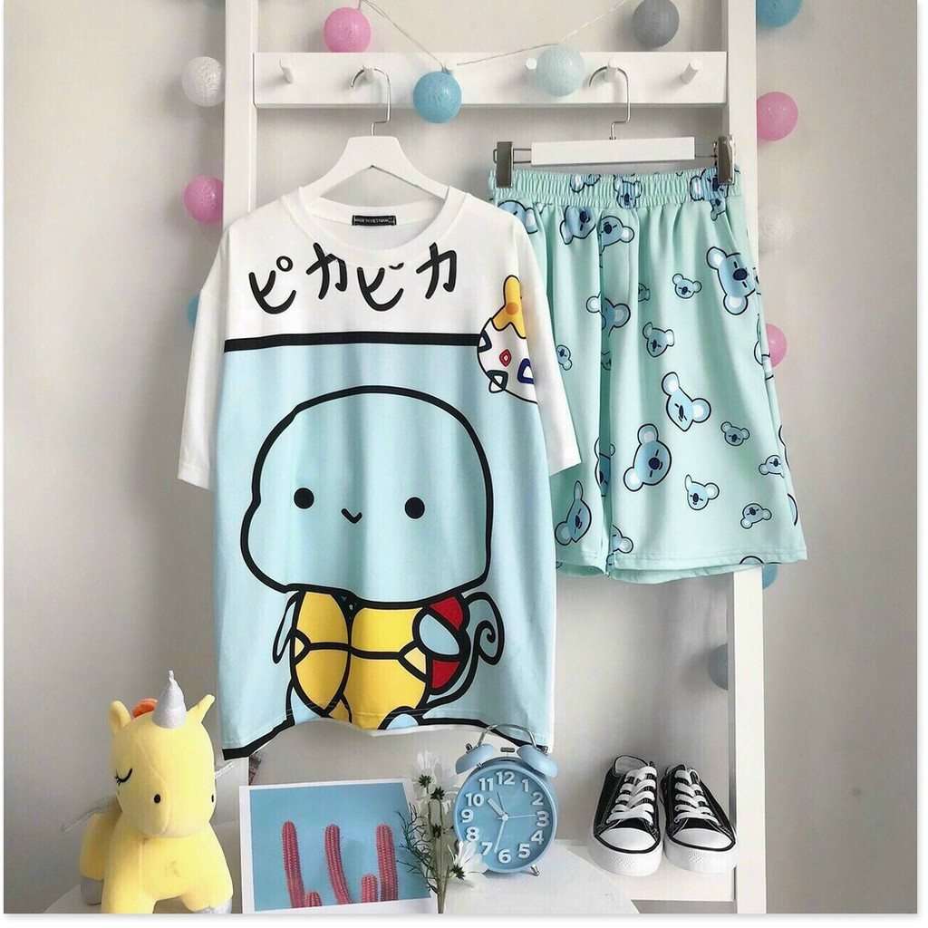 SET THUN NỮ COTTON,THIẾT KẾ HỌA TIẾT SIÊU XINH,MÀU SẮC SINH ĐỘNG LANA FASHION
