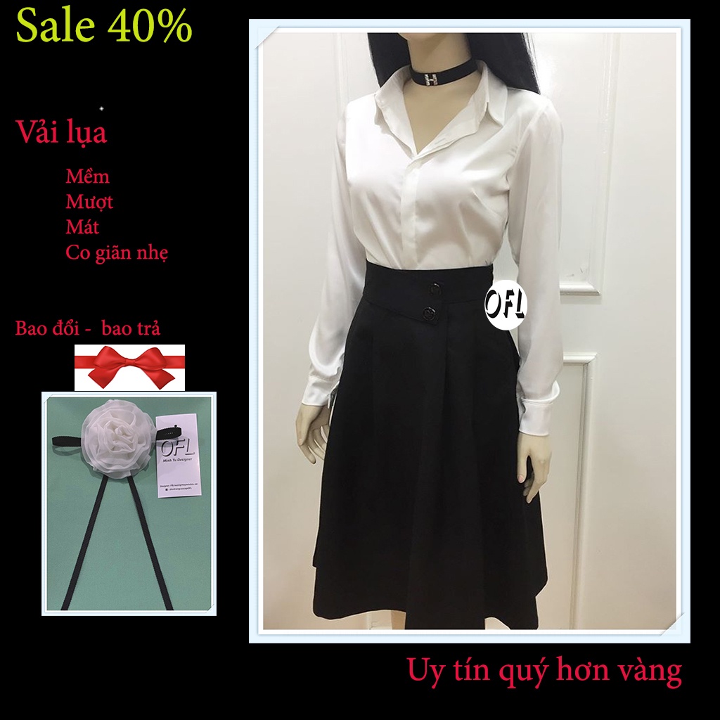 Áo sơ my lụa cổ đức