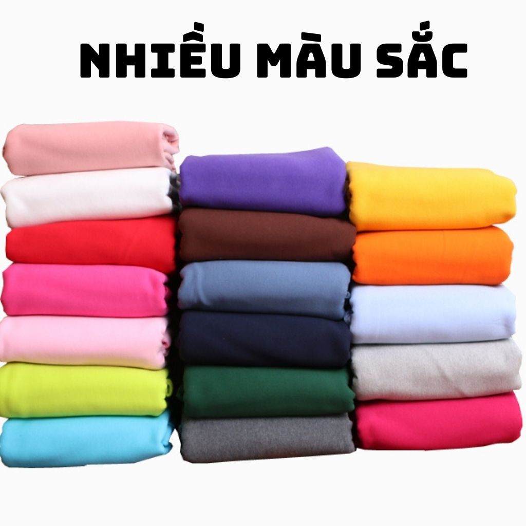 Ga Chống Thấm Cotton Cho Bé Màu Trơn Nhiều Kích Thước