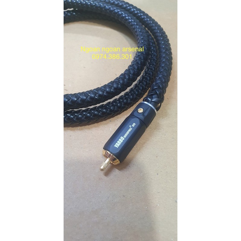 cặp dây tín hiệu audio, hoa sen , rca cao cấp hi-end duy nhất 1 cặp 0,5m