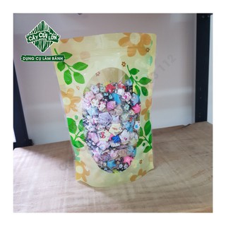 Set 5 túi zip hoa vàng
