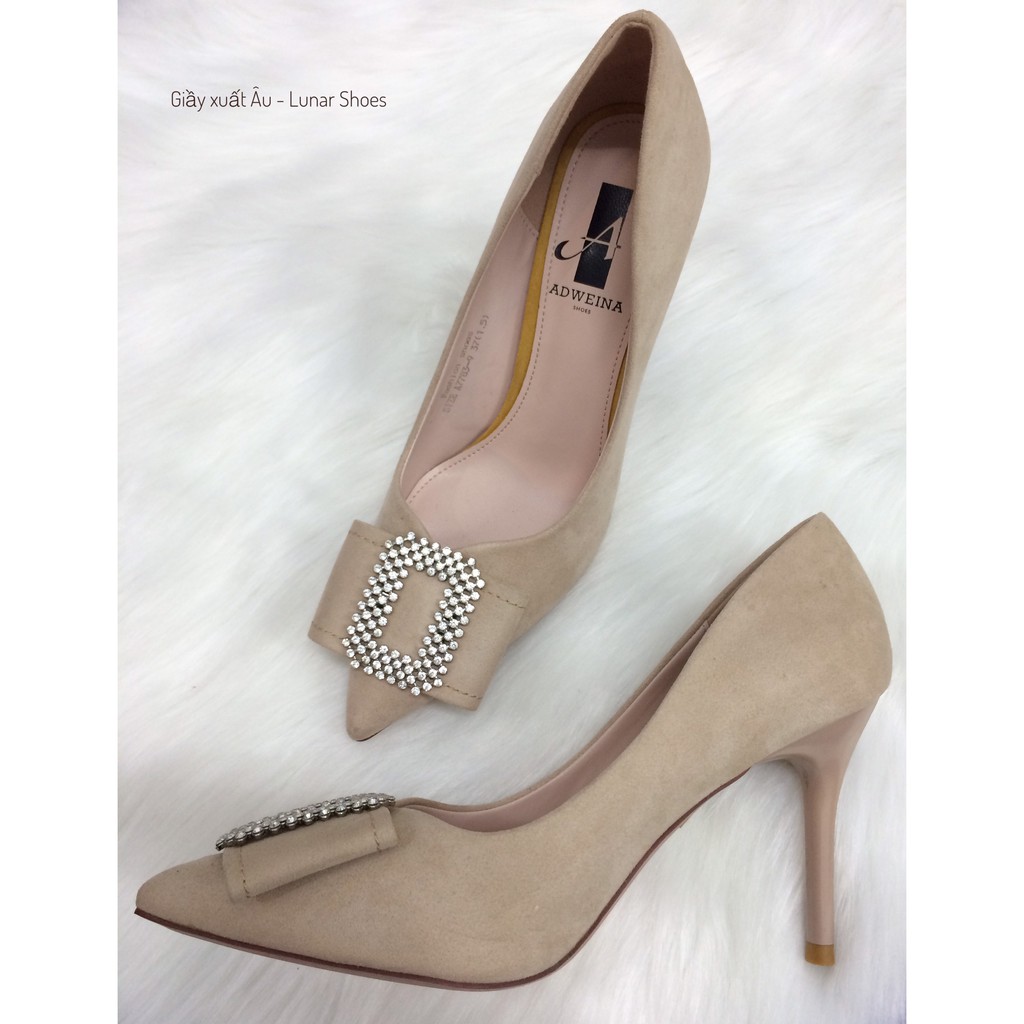 THANH LÝ G32 Giầy cao gót ADWEINA đính đá Size 37.5