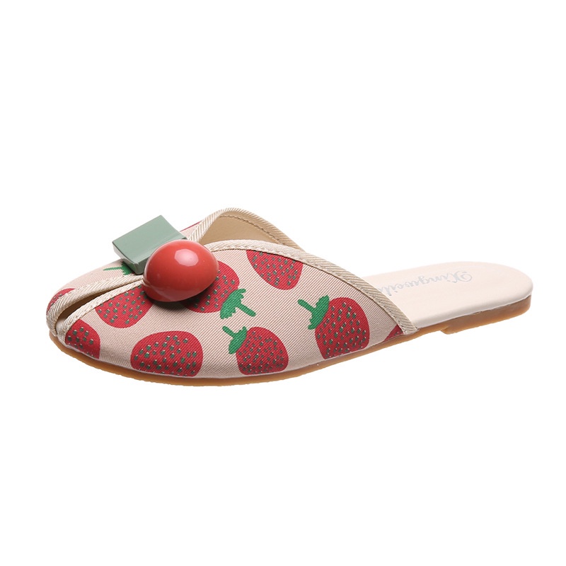 Dép đi biển IELGY họa tiết trái cây dễ thương thời trang dành cho nữ
