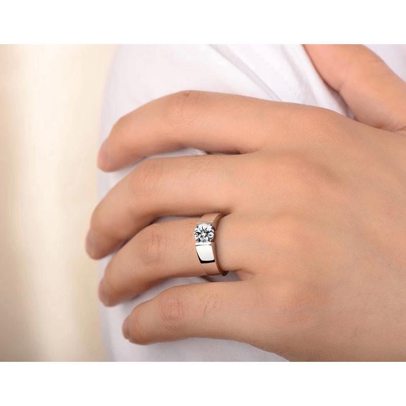 Nhẫn bạc nam Hiểu Minh NA399S