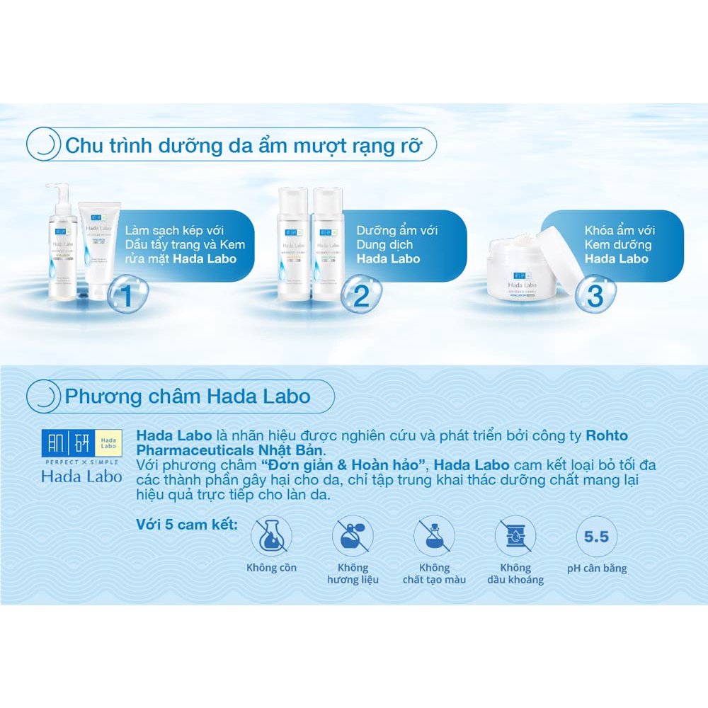Lotion Hada Labo Da Dầu Và Da Khô Dưỡng Ẩm Chính Hãng 100ml 40ml - Dung Dịch Hyaluronic Acid Cấp Ẩm Hadalabo Rohto Dezy