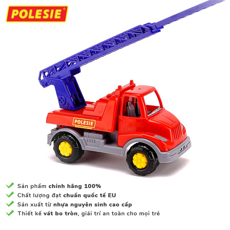 Xe Cứu Hỏa Leon Đồ Chơi Polesie 52889 - Hàng chính hãng nhập khẩu châu âu