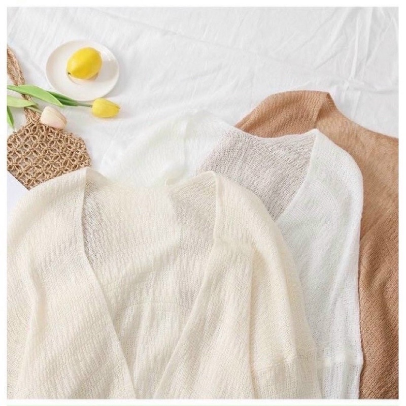 ÁO KHOÁC LEN MỎNG NHẸ CHIZI SHOP