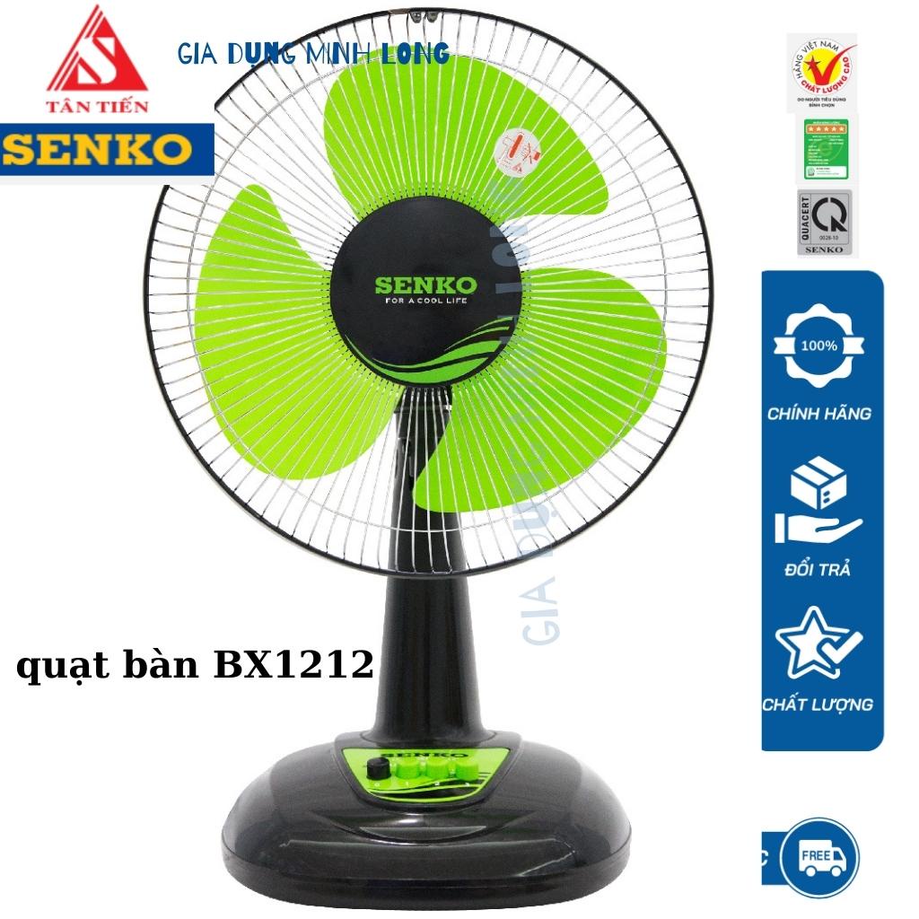 Quạt bàn Senko 3 cánh BX1212, bảo hành 24 tháng, dòng F16 - ship hỏa tốc TPHCM