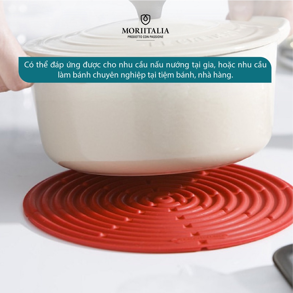 Tấm lót nồi silicone La Fonte cách nhiệt tiện lợi Moriitalia