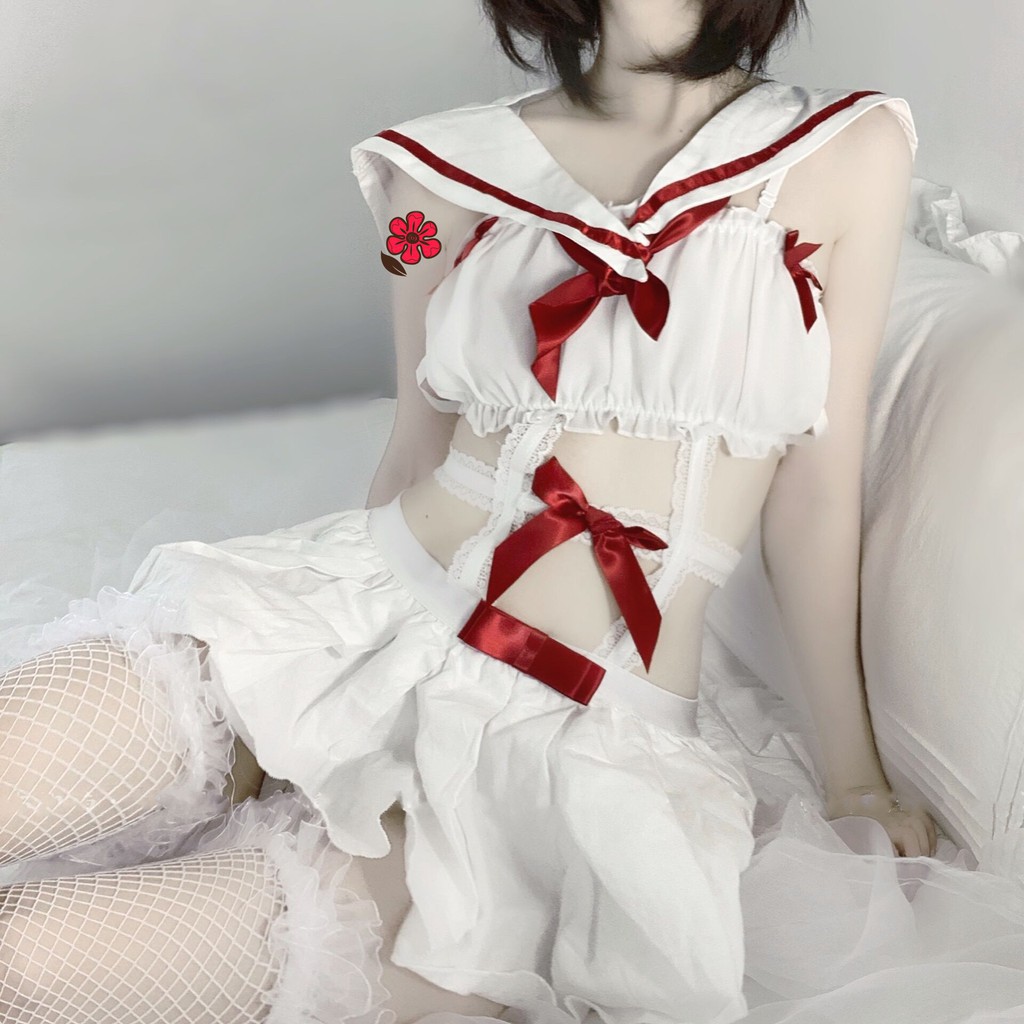 Bộ Đồng Phục Thủy Thủ Quyến Rũ Thời Trang Dành Cho Nữ