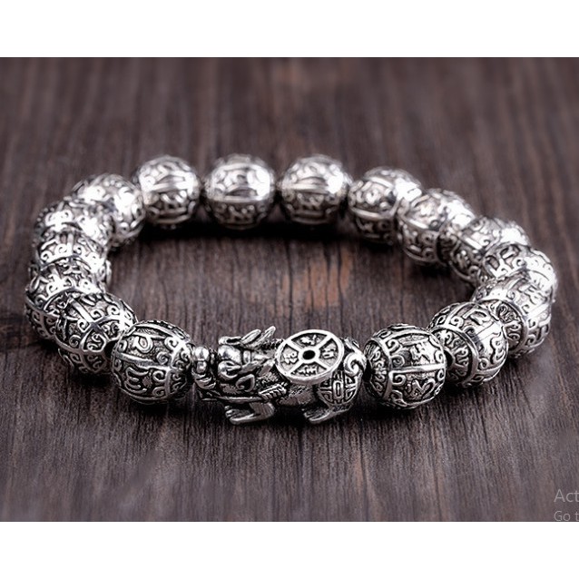 Lắc Tay Tỳ Hưu - Om Mani Padme Hum Tây Tạng - LT124