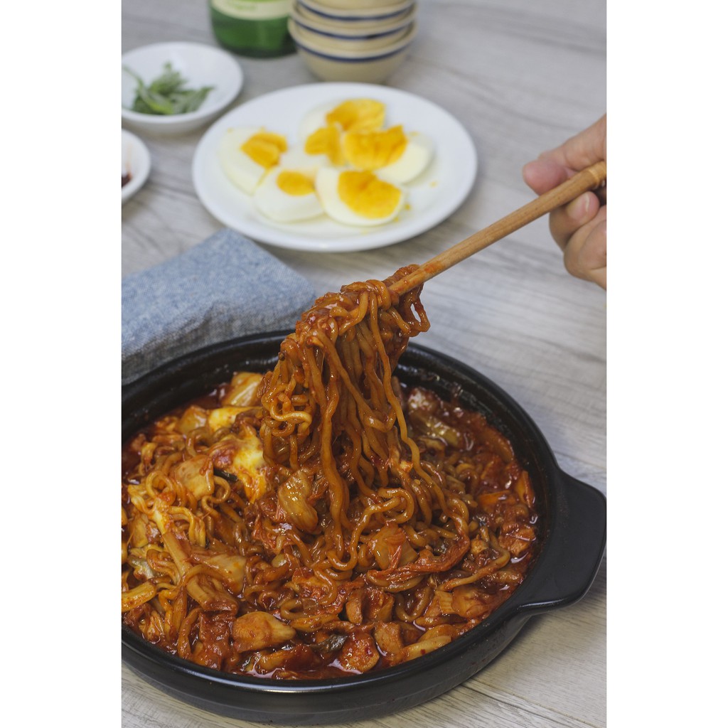 Lốc 5 gói mì khô gà cay Samyang hàn quốc vị phô mai