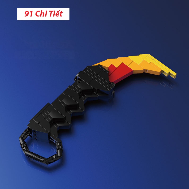 Đồ chơi lắp ráp xếp hình mô hình CSGO PUBG Butterfly / M9 bayonet / Karambit / Flip / Bowie / Marble Fade