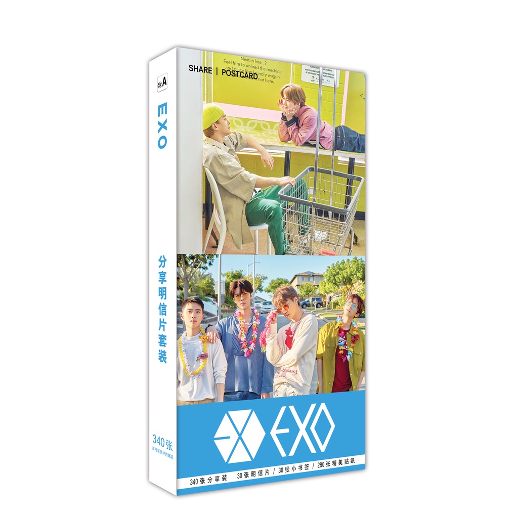 Hộp ảnh EXO postcard EXO