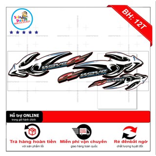 [SHIN DECAL] Tem xe wave RS in crom