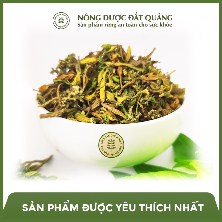 Hoa đu đủ đực sấy khô sạch, hương vị nguyên bản QUẢNG NAM | Túi zip 200gram
