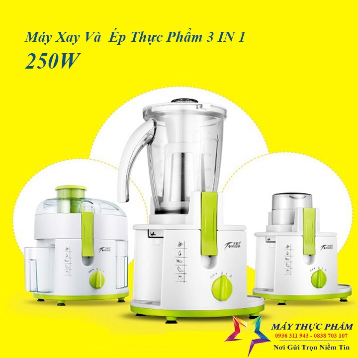 Máy xay ép đa năng 4 cối JUICER