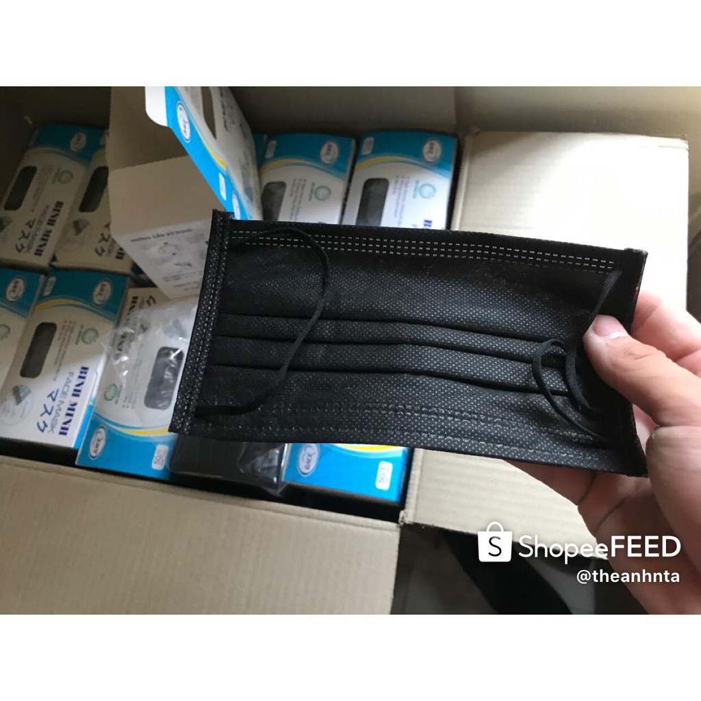 KHẨU TRANG Y TẾ BÌNH MINH  💋 FREESHIP💋 4 Lớp KHÁNG KHUẨN ( siêu dày) - 50 chiếc/hộp, Ngăn Vi Khuẩn và Khói Bụi | BigBuy360 - bigbuy360.vn