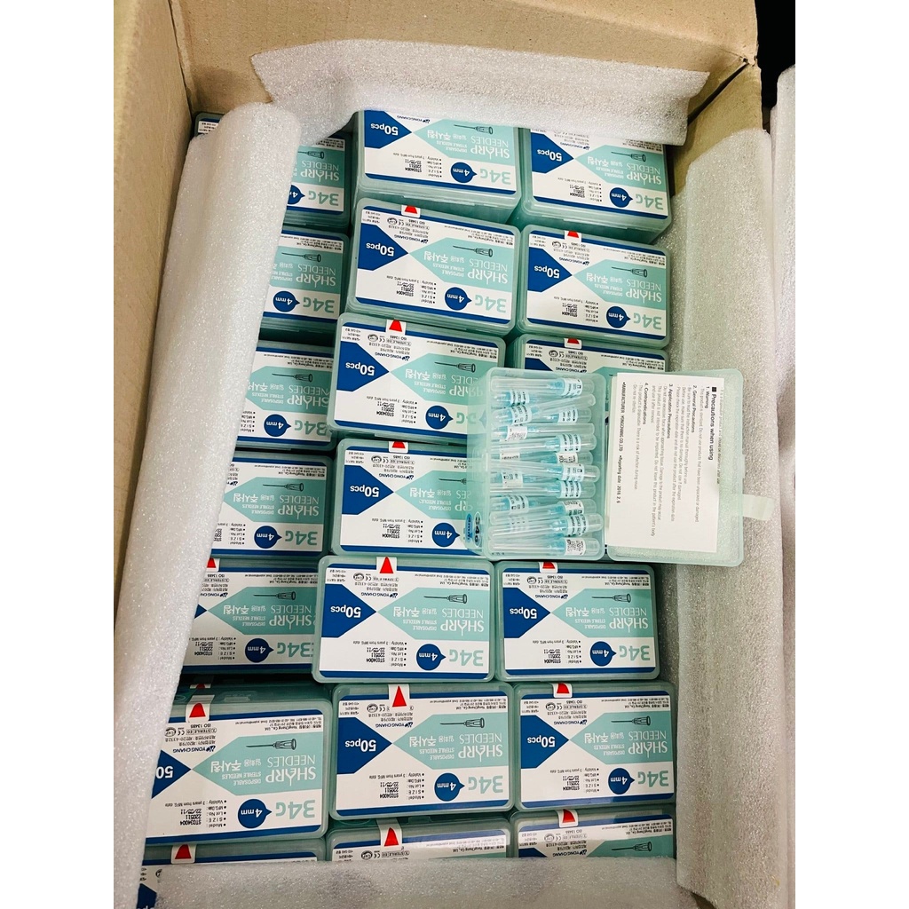 Đầu kim tiêm Nano 34G 4mm