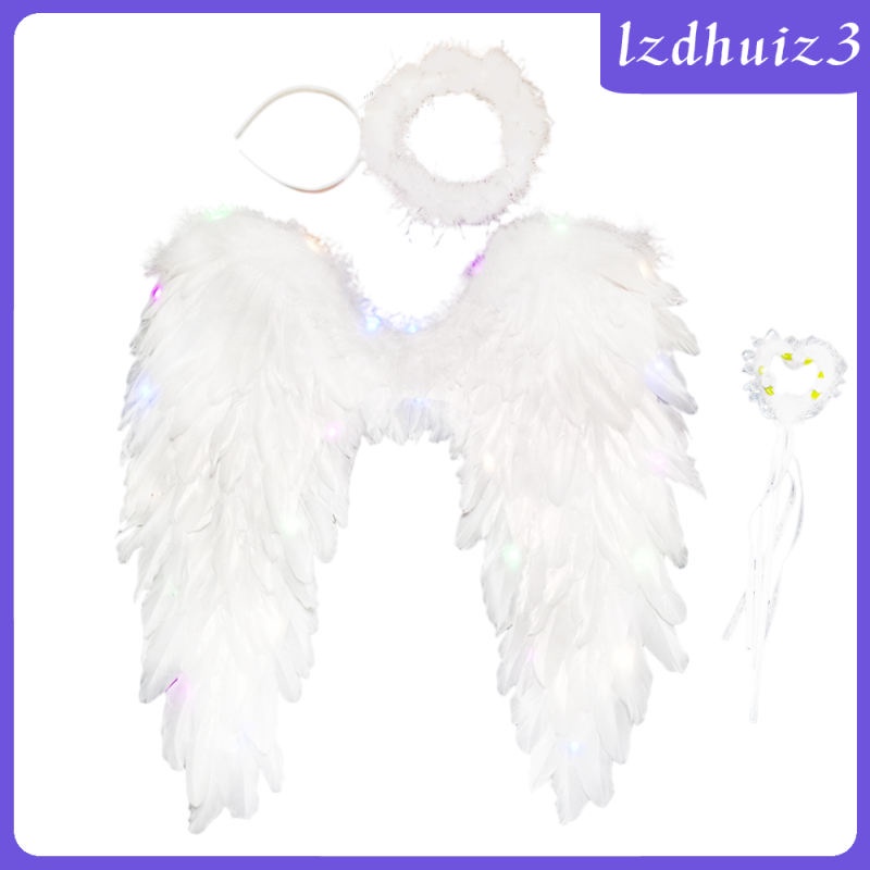 Cánh Thiên Thần Lông Vũ Hóa Trang Halloween / Giáng Sinh / Nhảy Múa / lzdhuiz3