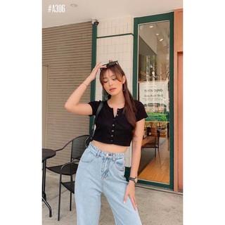 [Mới về] Áo thun croptop, áo thun bo eo