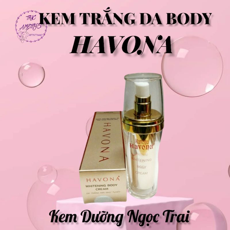 KEM DƯỠNG TRẮNG DA BODY HAVONA NGỌC TRAI