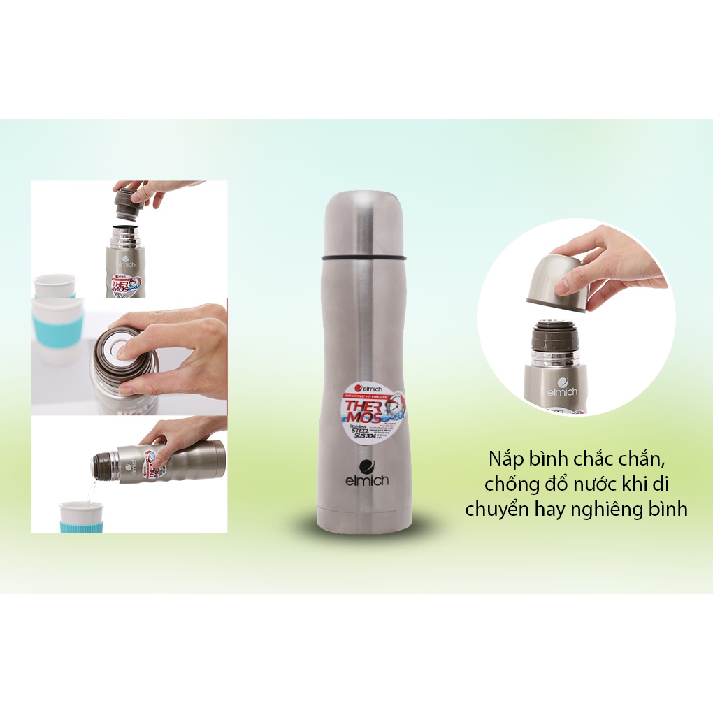 Bình Giữ Nhiệt Inox 304 Elmich 500ml