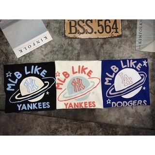 [Ảnh Thật] Áo Thun Yankees Planet Trắng/Đen/Xanh