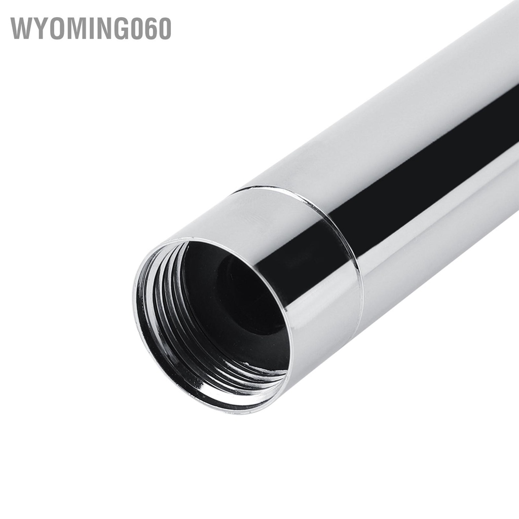 Ống Nối Dài Vòi Hoa Sen Dạng Tròn 8inch Bằng Thép Không Gỉ 201 Mạ Chrome Dành Cho Nhà
