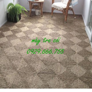 Thảm cói chữ nhật decor size lớn