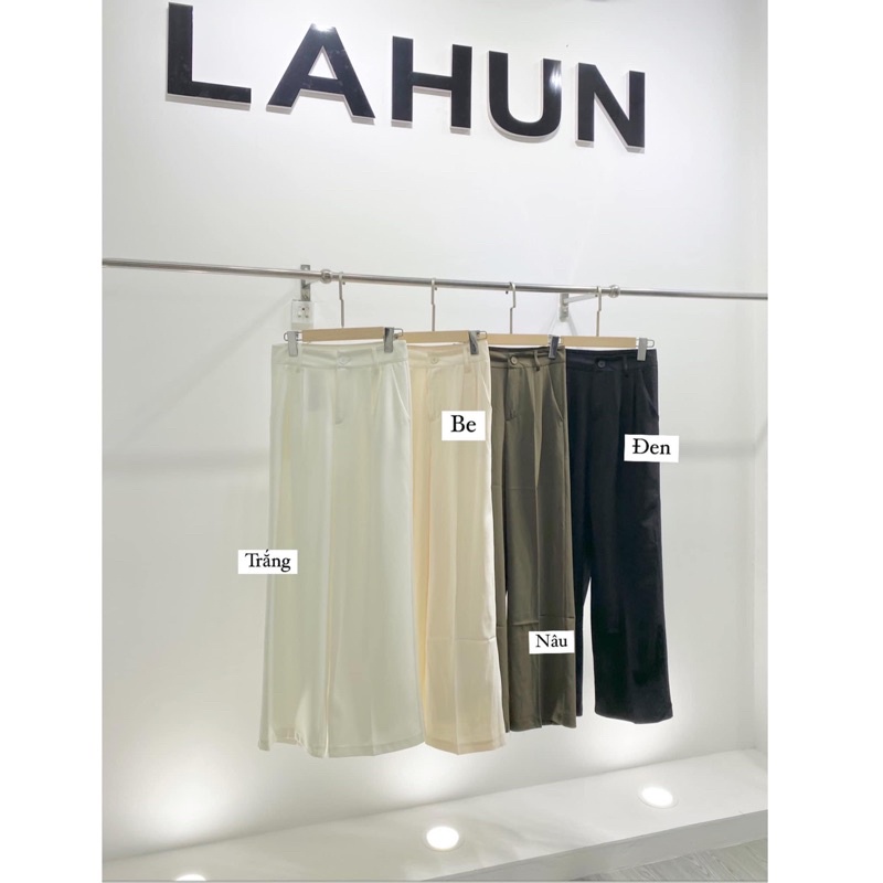 [ảnh thật ] quần vải dáng suông phong cách Hàn Quốc by LAHUN213