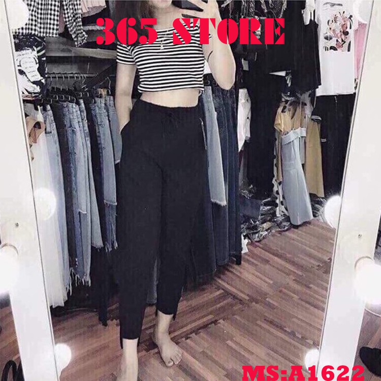 Quần baggy cạp chun 2 vạt DNB739