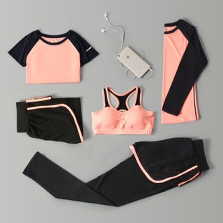 SET ĐỒ TẬP GYM NỮ 5 MÓN CAO CẤP