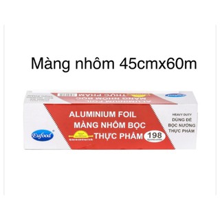 Màng nhôm (giấy bạc) 198 Aluminium Foil 45cm x 60m - Nhập khẩu bởi công ty EU Food VN