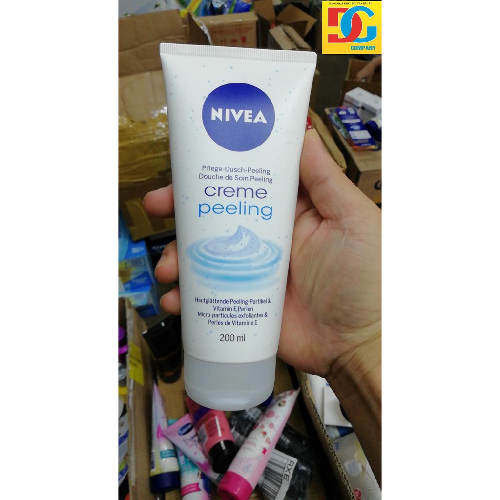 Kem tắm tẩy tế bào chết Nivea Peeling - Đức