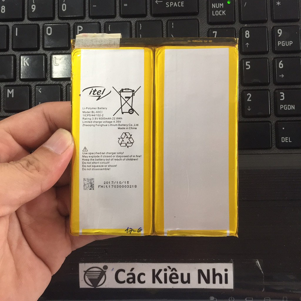 Pin iTel Tab 1703 IT1703 | BL-60CI 6000mAh 3.8V 22.8Wh zin chính hãng