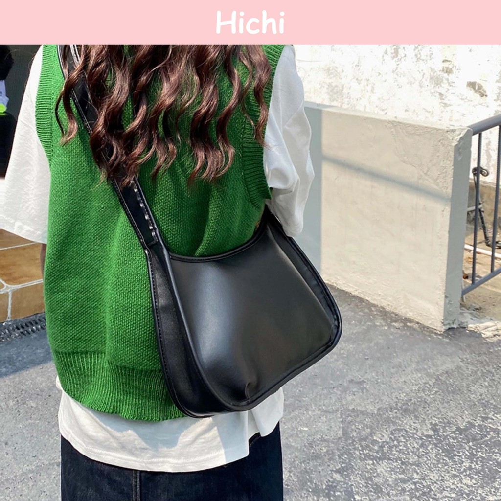 Túi đeo vai đeo chéo thời trang Hichi, chất liệu da cao cấp - T066