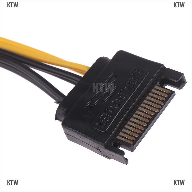 Dây Cáp Nguồn Pci-E 15Pin Sata Sang 8Pin (6 + 2) Dài 20Cm Thẻ | BigBuy360 - bigbuy360.vn